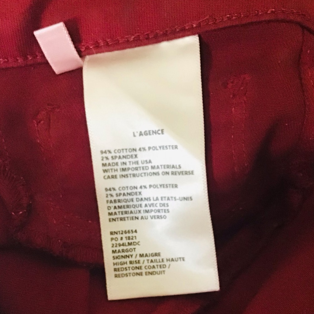 L'AGENCE Marguerite Straight Leg Coated Jean - Picture 14 of 15